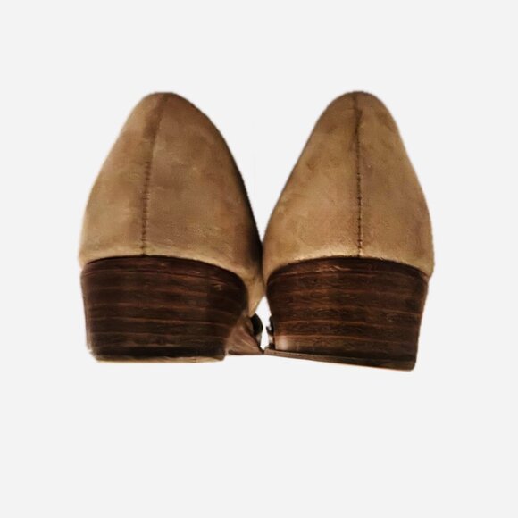 Bettye Muller Concept d"Orsay Flats Pointed Toe 1/2" Heel Light Beige Size 7.5M - Picture 7 of 8